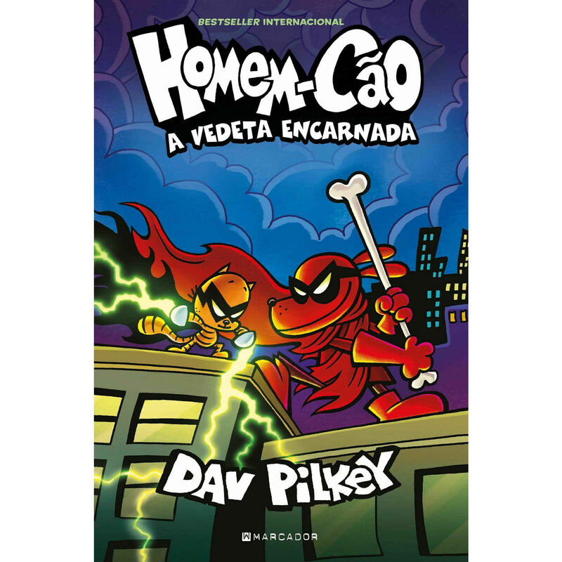 Homem-Cão Nº 12 - A Vedeta Encarnada de Dav Pilkey