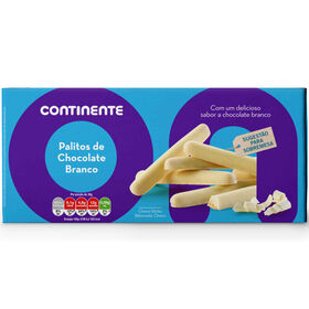 Palitos de Chocolate Branco Continente Continente