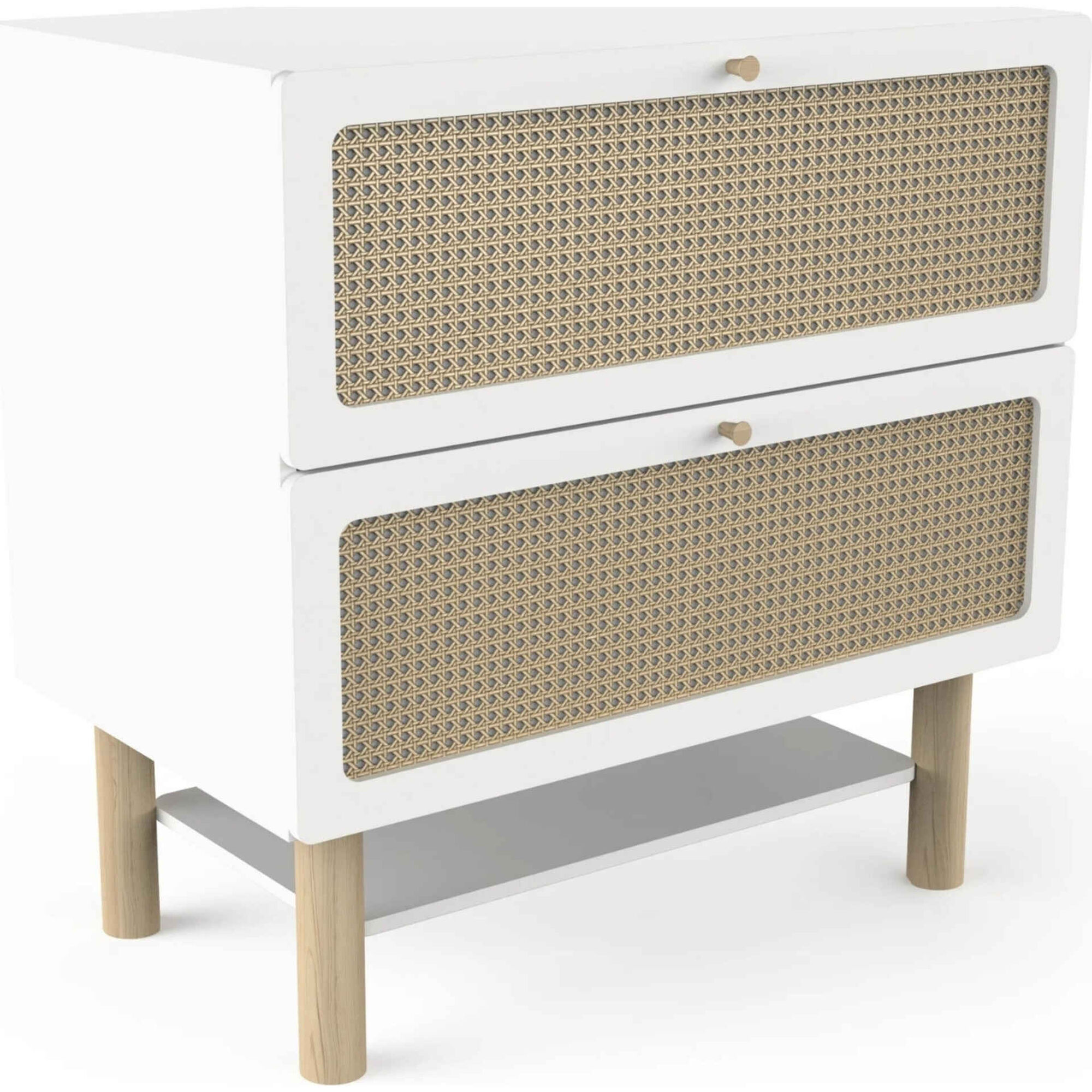 C&oacute;moda 90x87x55cm Branco Ochna Twinko