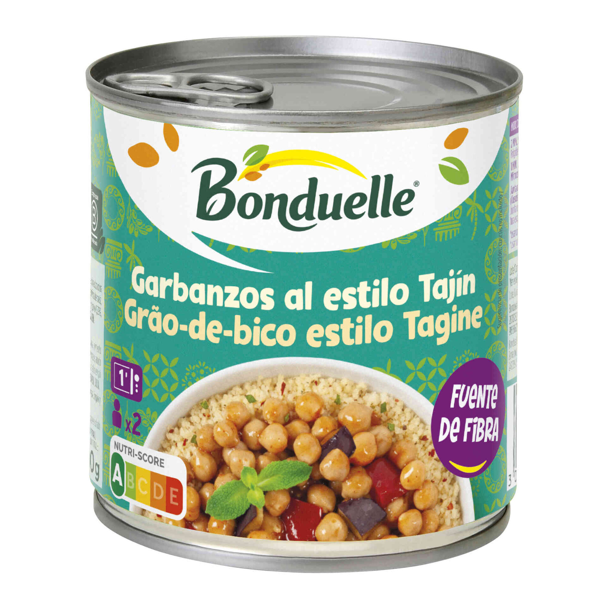 Gr&atilde;o de Bico estilo Tagine Bonduelle