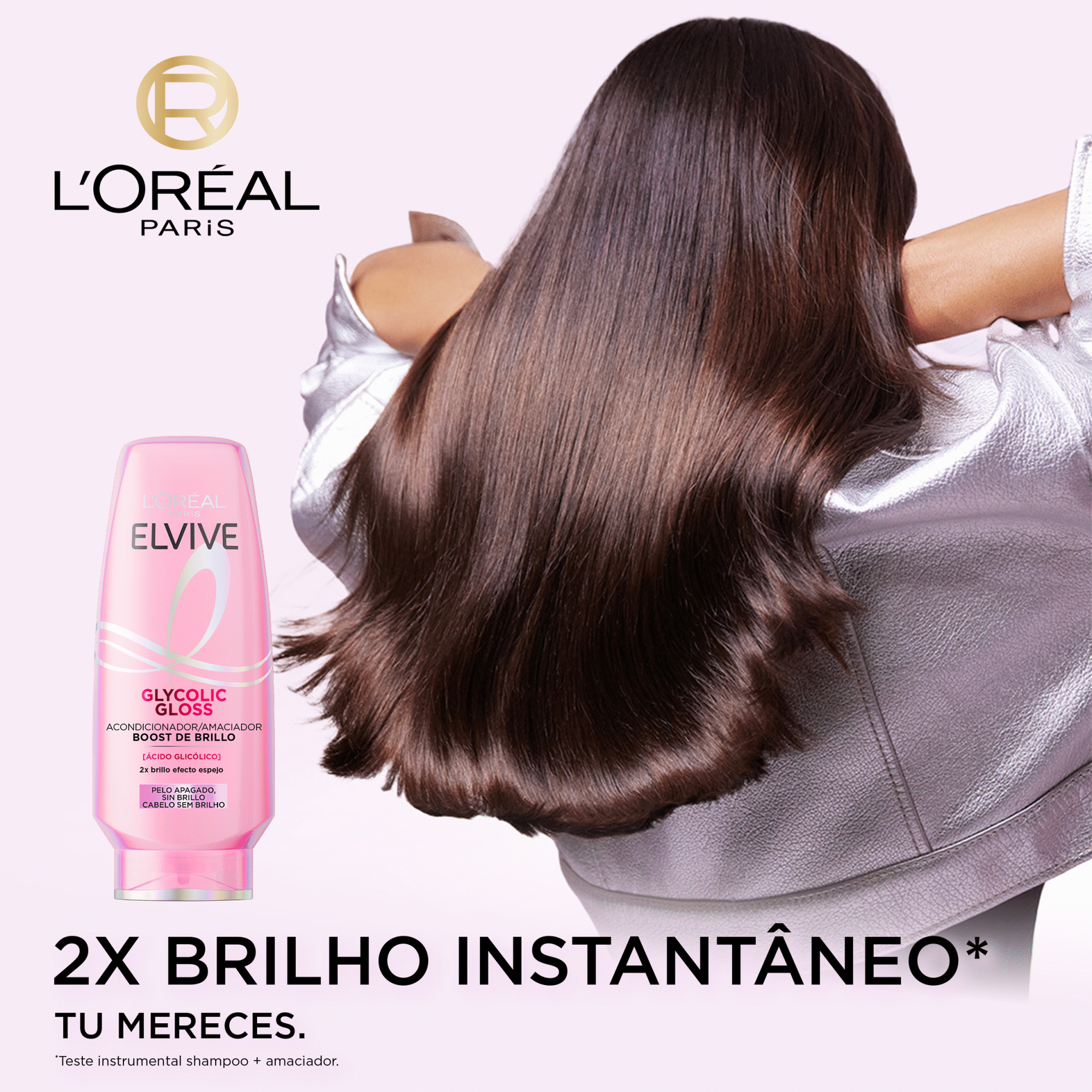 Condicionador Glycolic Gloss Brilho L'Or&eacute;al Paris Elvive