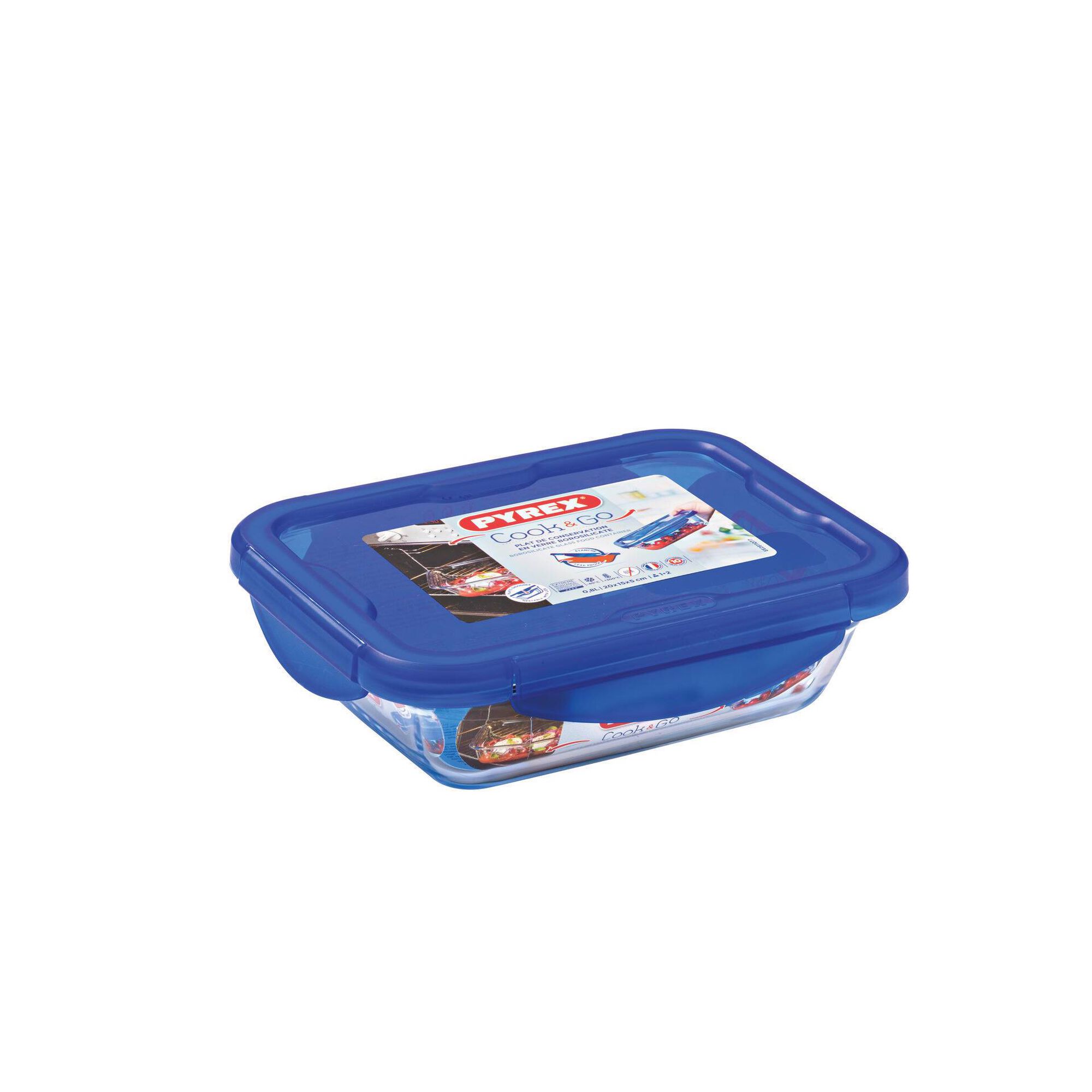 Caixa Hermética Vidro 800ml Cook&Go