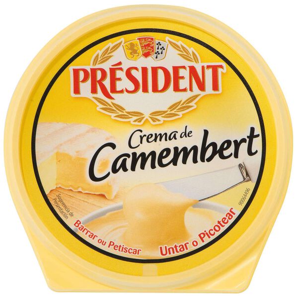 Queijo Camembert Fundido para Barrar Président