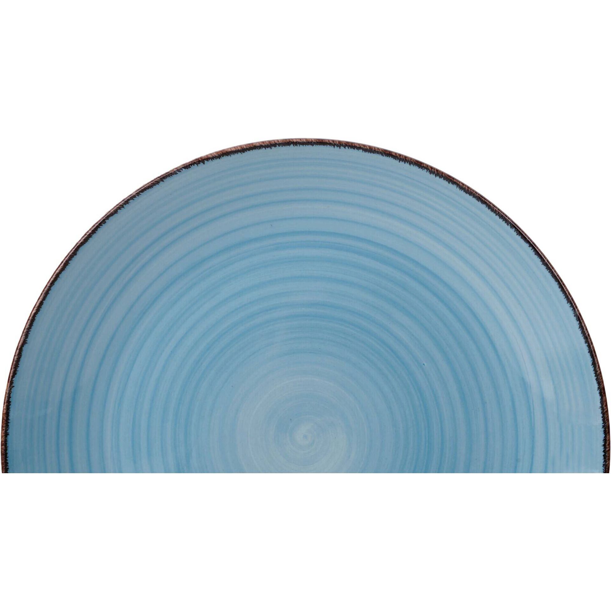 Servi&ccedil;o de Mesa 4 Pessoas Azul Seia Rustic Country Kasa