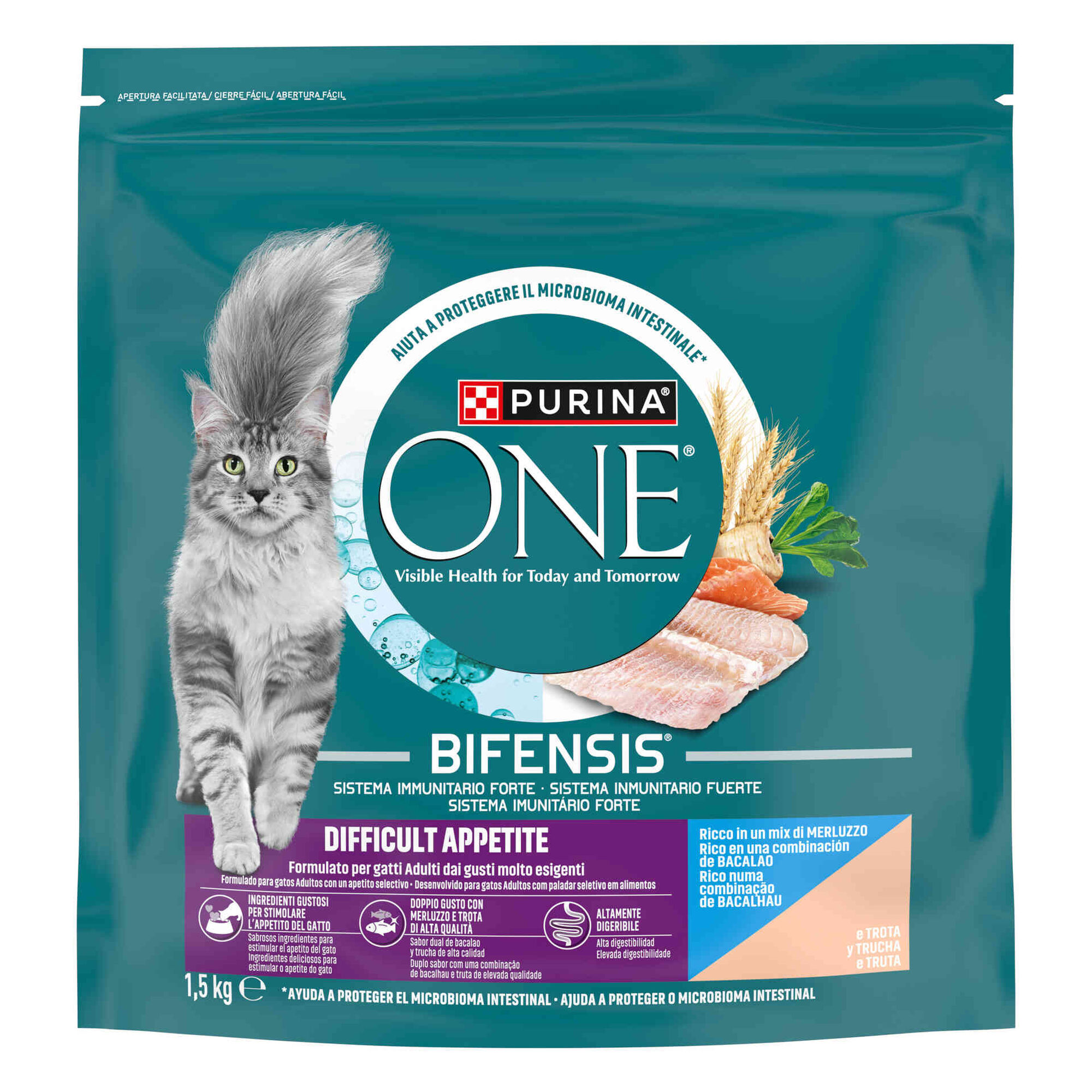 Ra&ccedil;&atilde;o para Gato Adulto Apetite Dif&iacute;cil Purina One