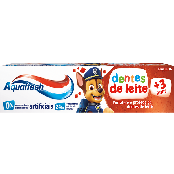 Pasta de Dentes de Leite Criança + 3 Anos Aquafresh
