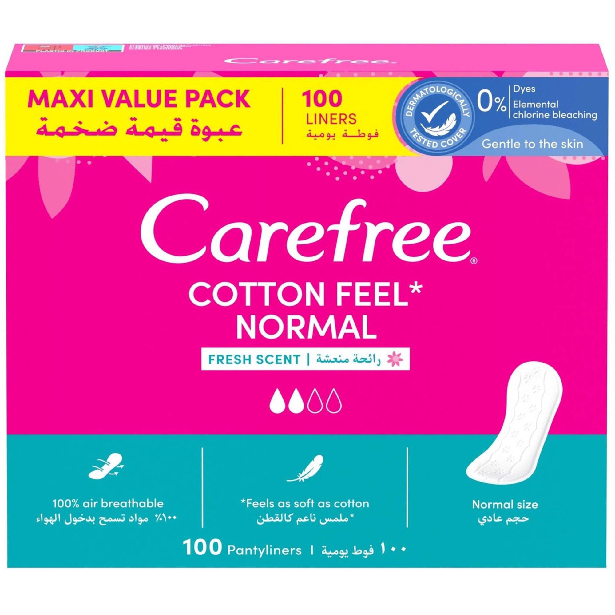 Pensos Diários Cotton Feel Fresh Normal