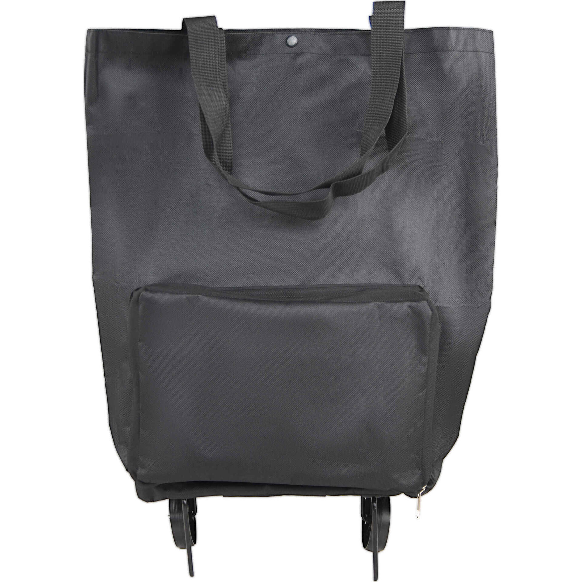 Saco de Compras Dobr&aacute;vel Preto Bazar&atilde;o, , hi-res
