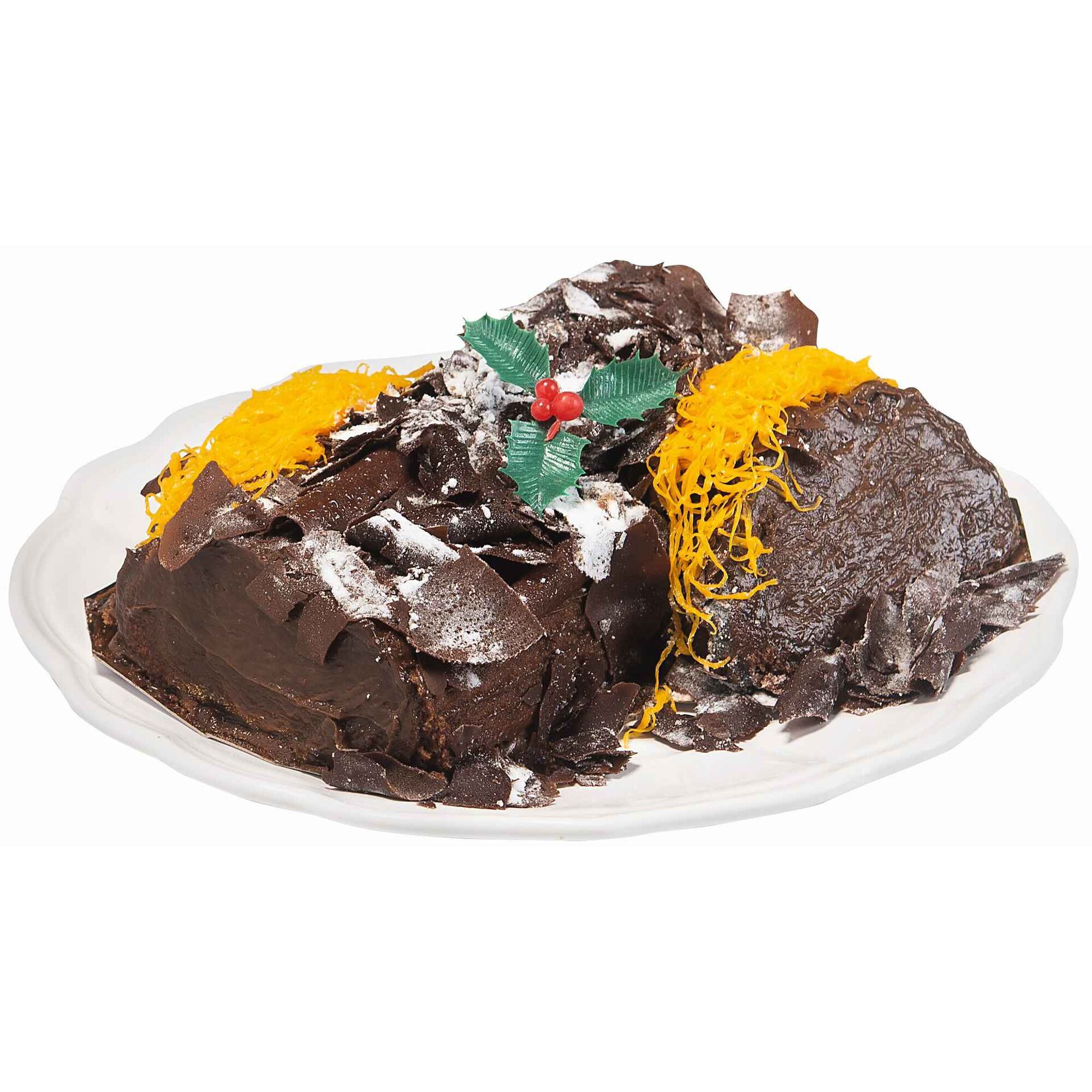 Tronco de Natal de Chocolate