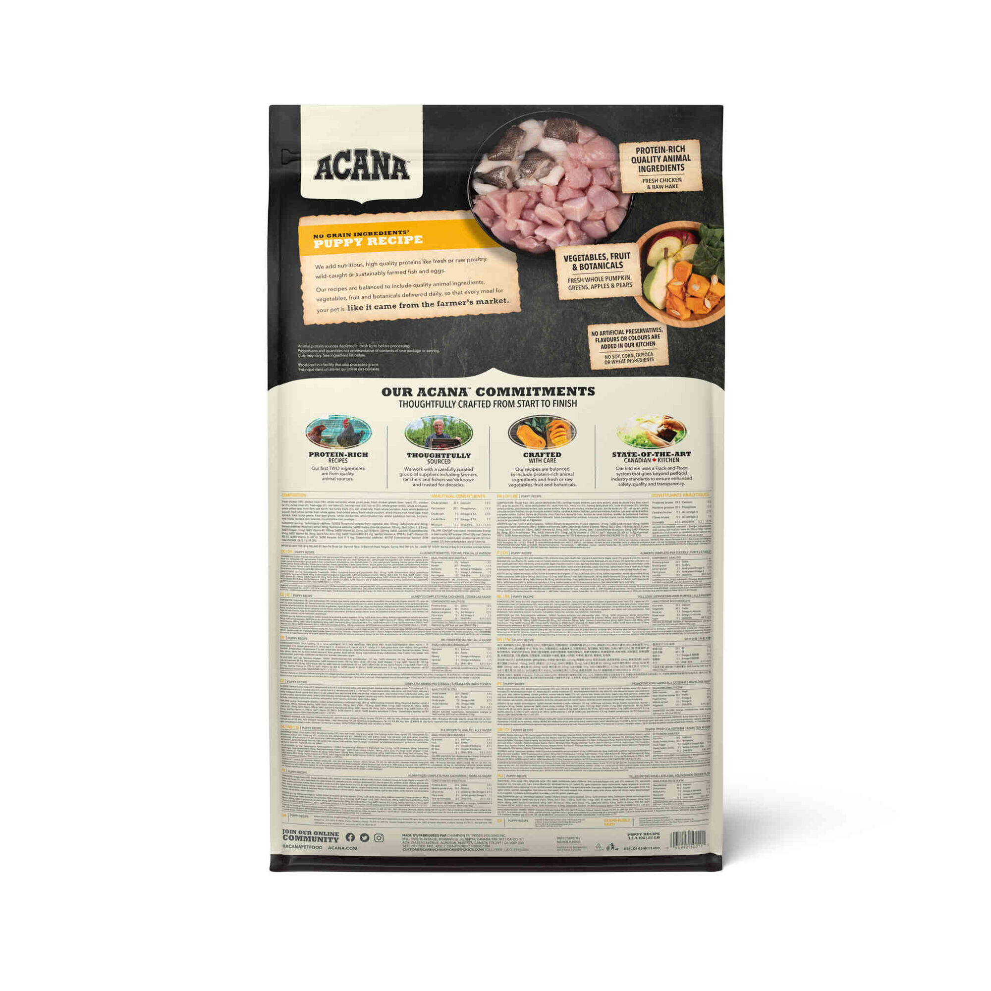 Ra&ccedil;&atilde;o para C&atilde;o J&uacute;nior Recipe Acana