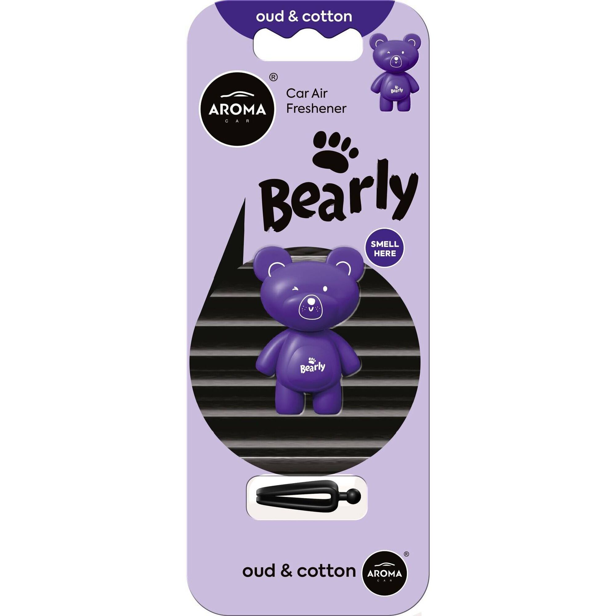 Ambientador Bearly Oud e Cotton Aroma Car