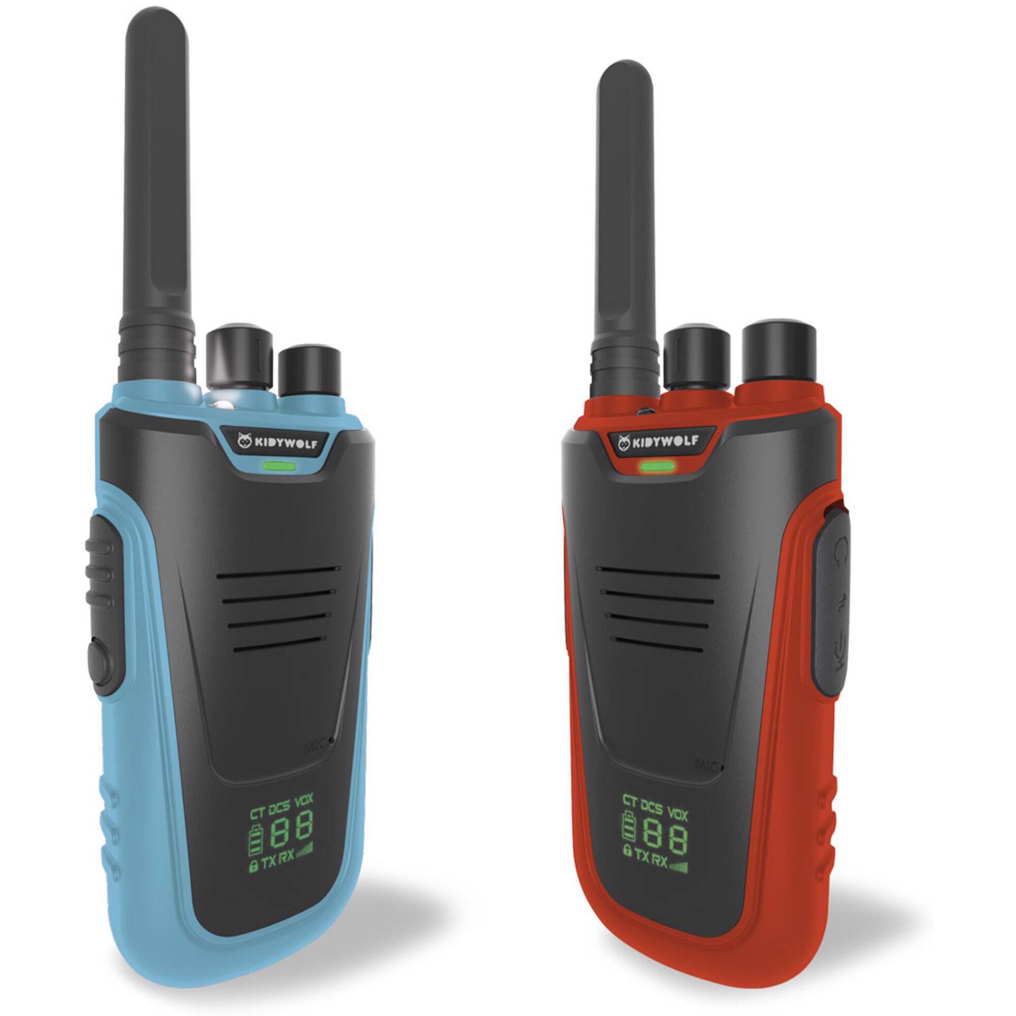 Kidiwolf - Walkie-Talkies Azul e Vermelho