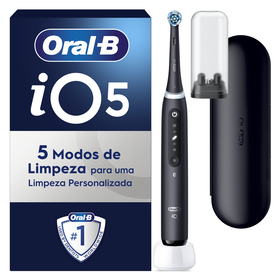 Escova de Dentes El&eacute;trica iO5 Preta Oral-B