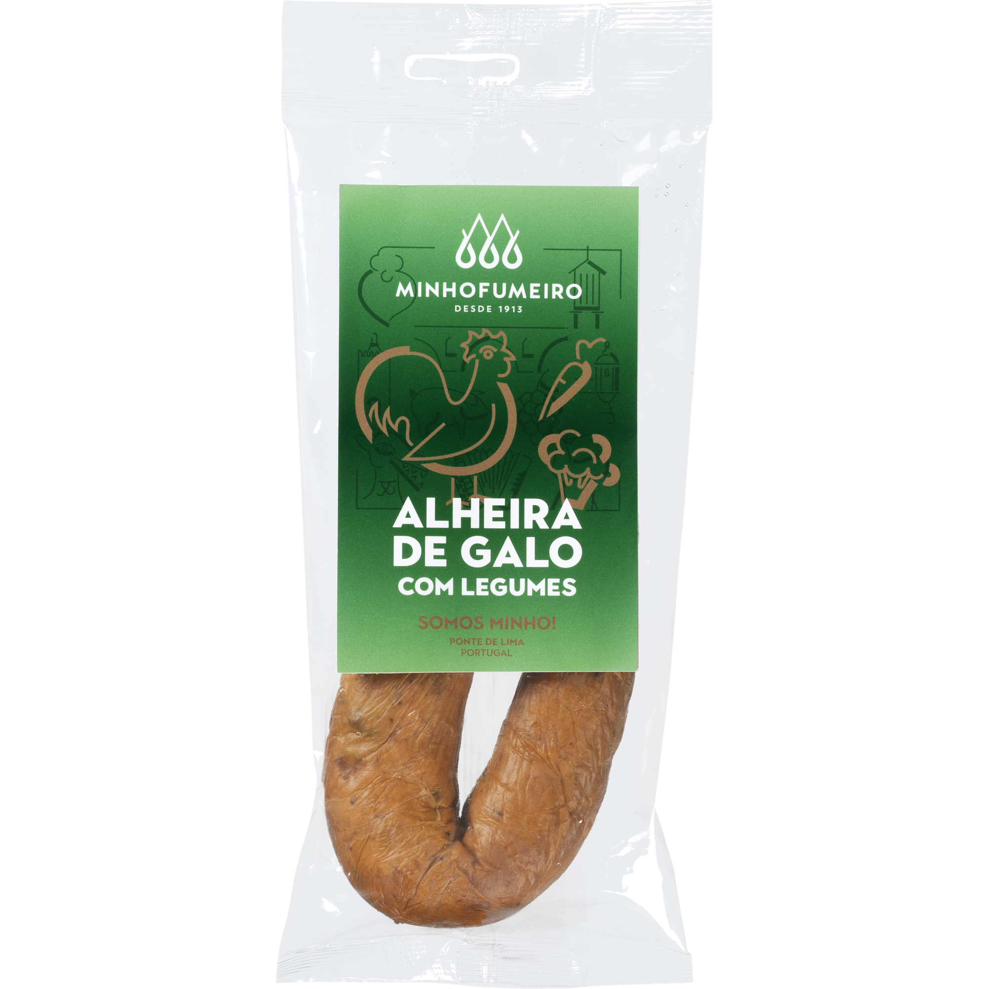 Alheira de Galo com Legumes