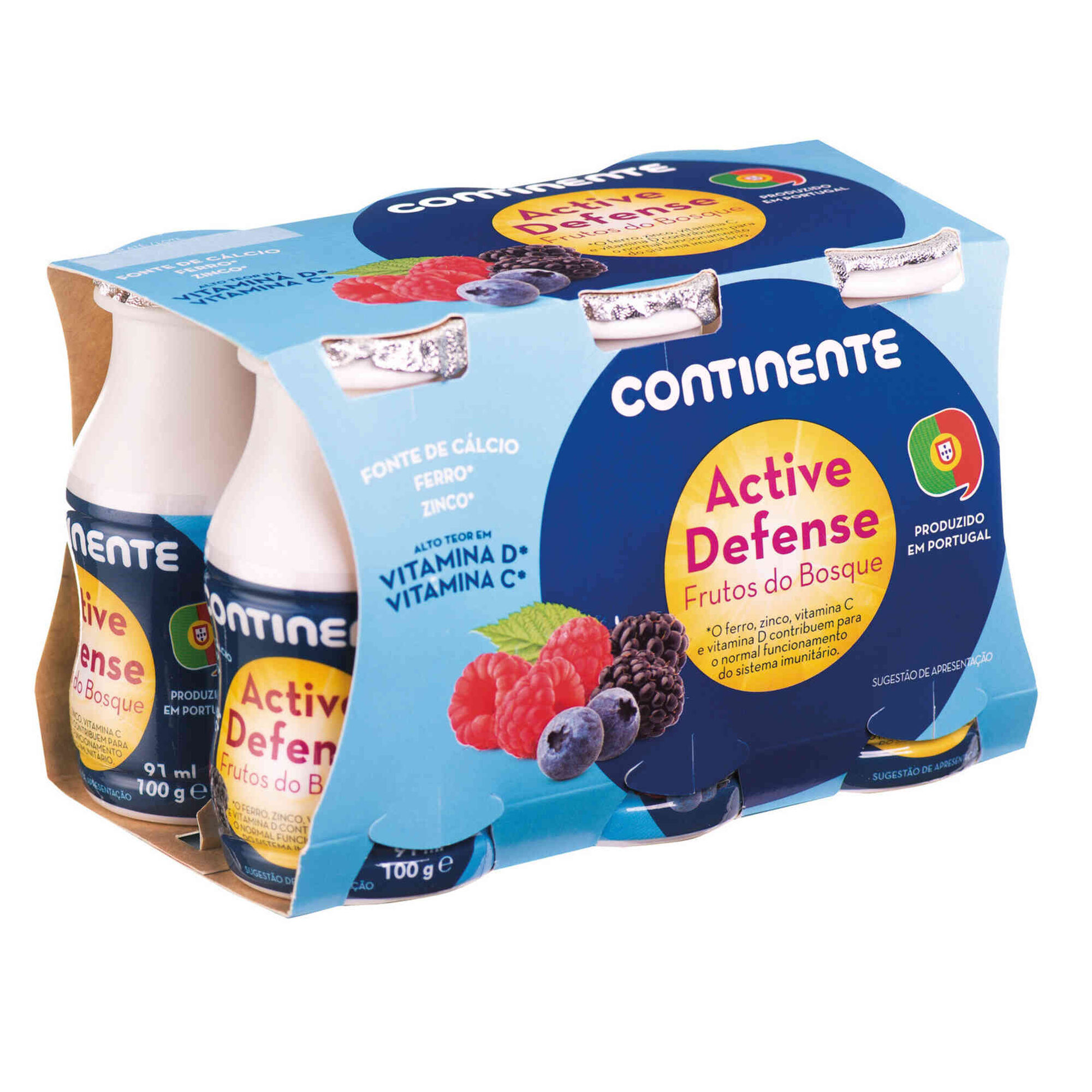 Iogurte Líquido Active Defense Frutos do Bosque