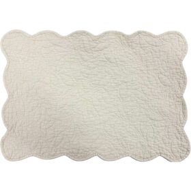 Conjunto 2 Individuais 44x32cm Bege Deep Moss Kasa
