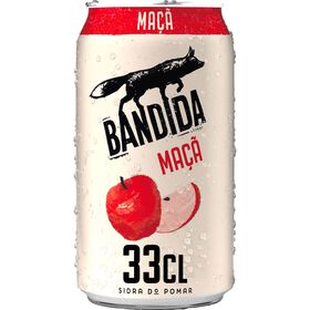 Sidra em Lata com &Aacute;lcool Ma&ccedil;&atilde; Bandida