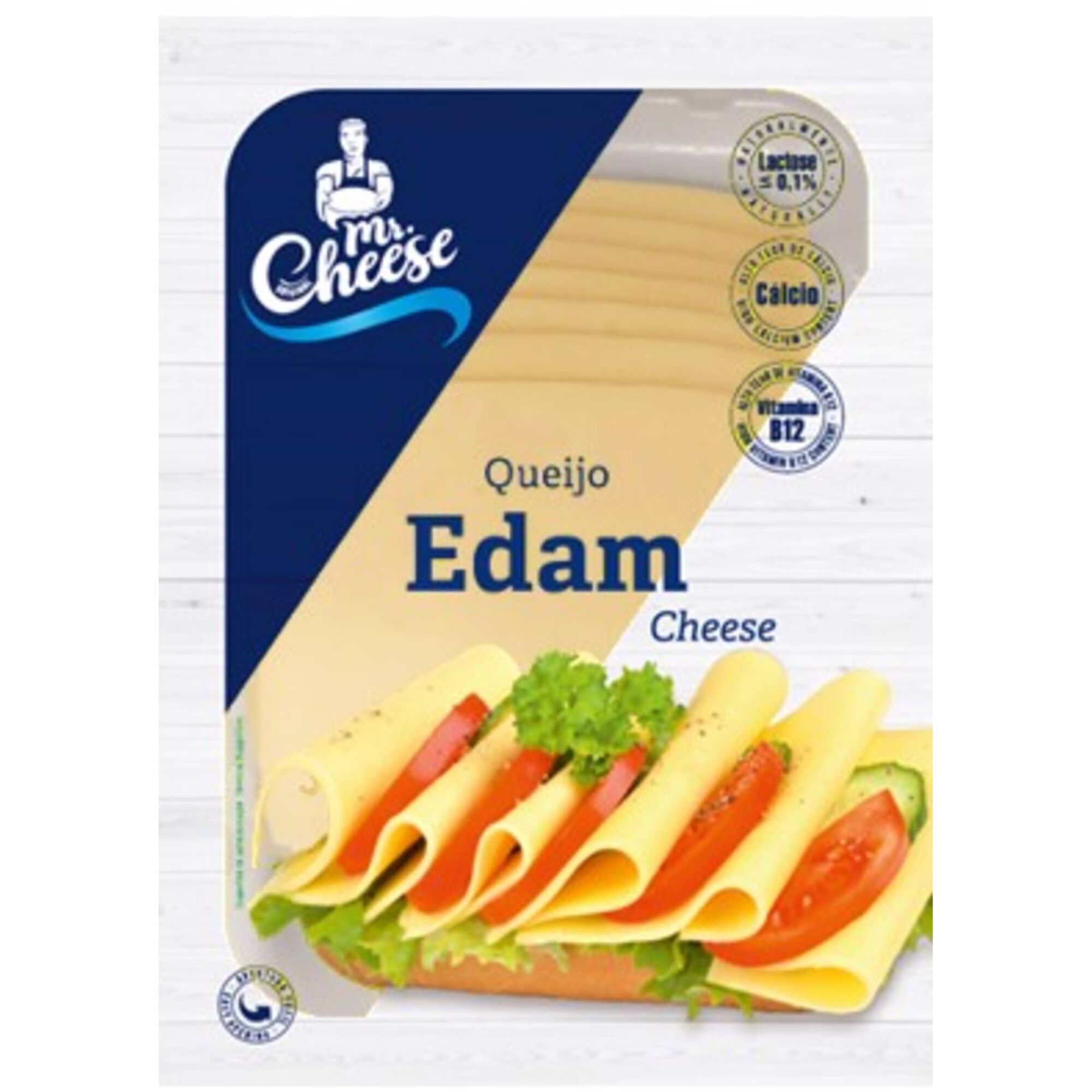 Queijo Edam Fatiado