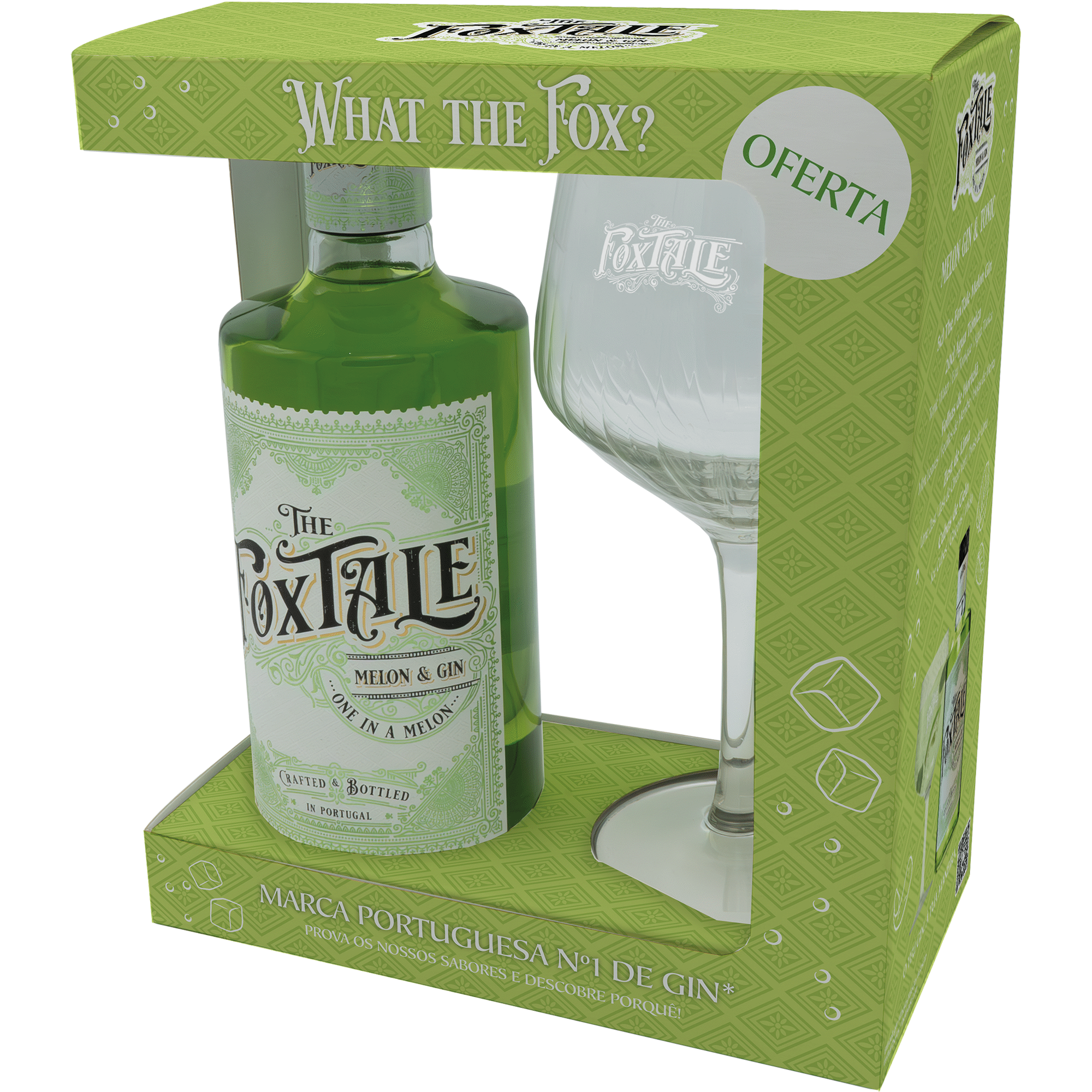 Gin The Foxtale Melon com Copo