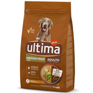 Ração para Cão Adulto Médio e Maxi Frango e Arroz Affinity Ultima
