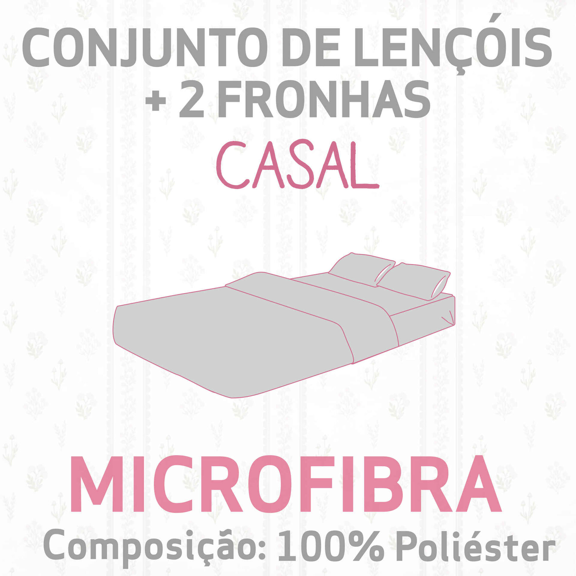 Conjunto Lençóis Microfibra