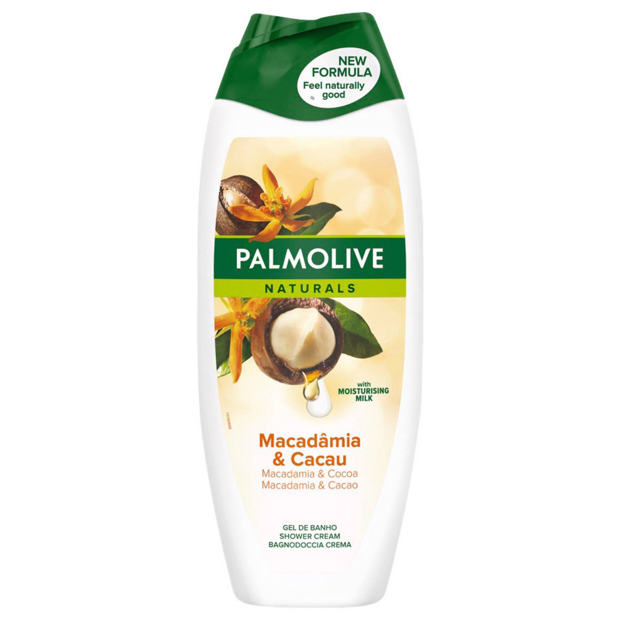 Gel de Banho Naturals Macadâmia e Cacau