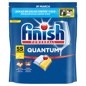 Detergente M&aacute;quina Loi&ccedil;a Pastilhas Quantum Lim&atilde;o Finish