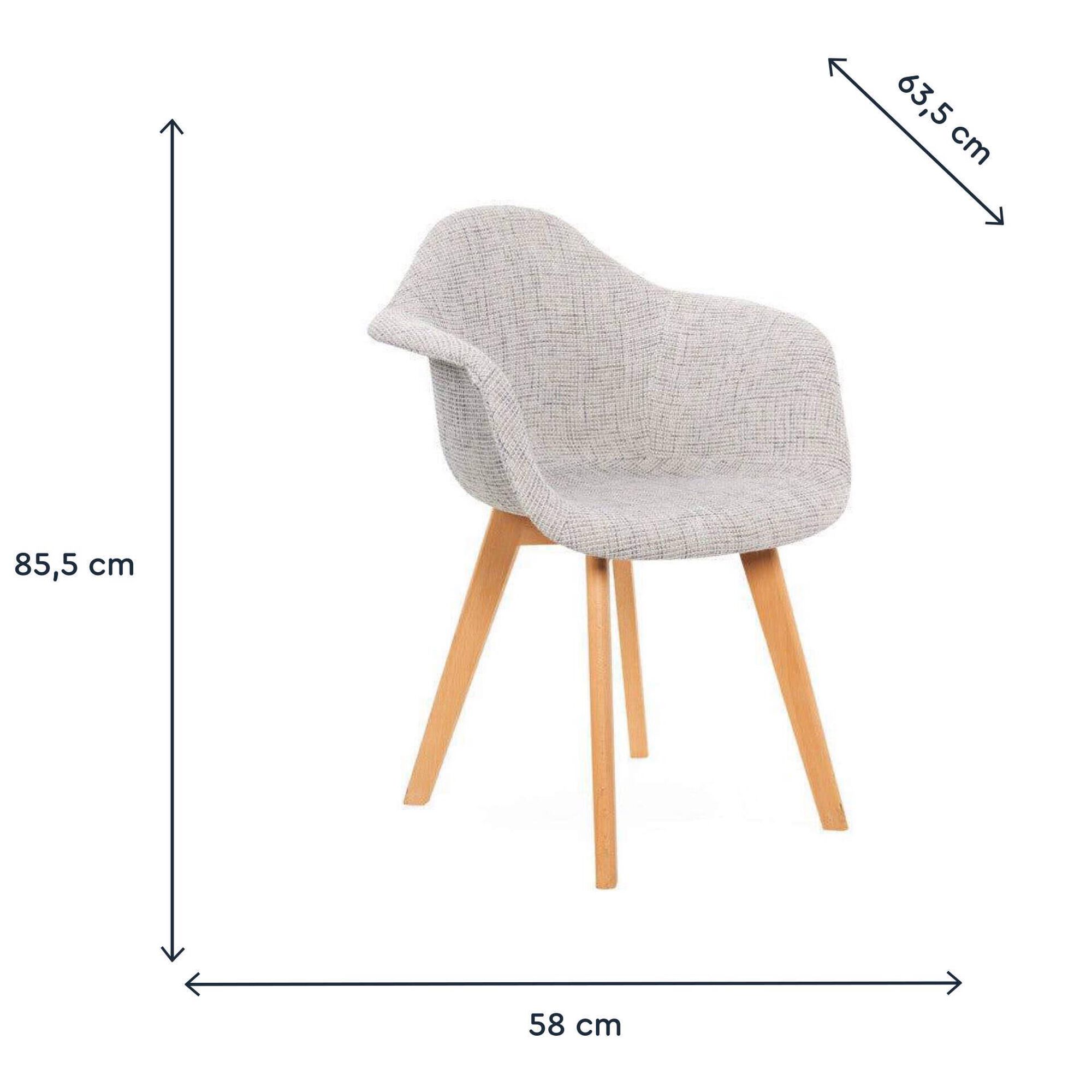 Cadeir&atilde;o Cinza Echair Weave Kasa