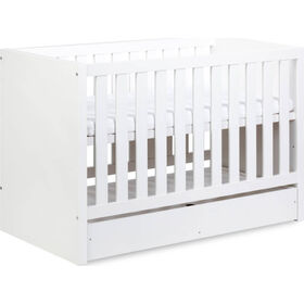 Cama de Grades com Barreira de Segurança Branca Amélia Cama de Grades com Barreira de Segurança Branca Amélia