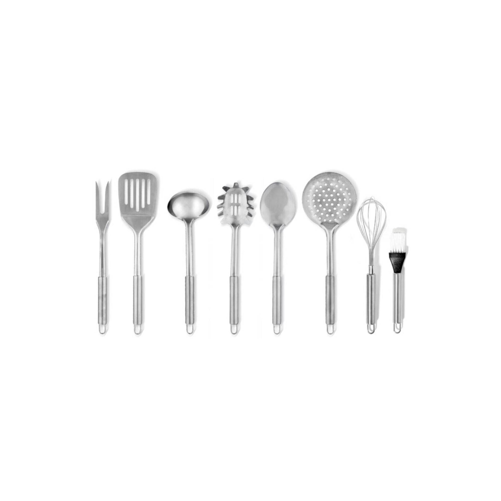 Pincel A&ccedil;o Inoxid&aacute;vel Branco e Preto Groove Kasa