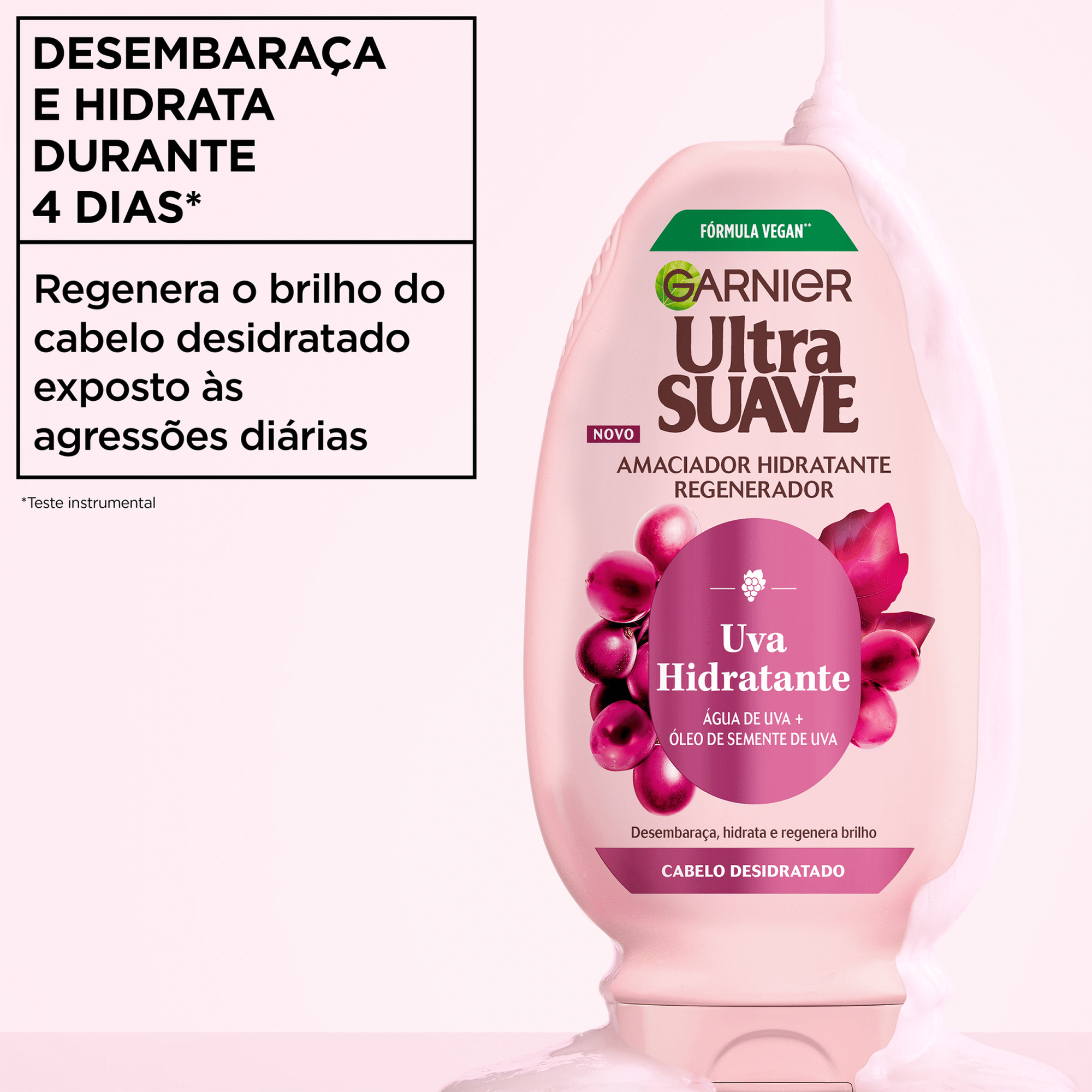 Condicionador Uva Hidratante Regenerador Garnier Ultra Suave