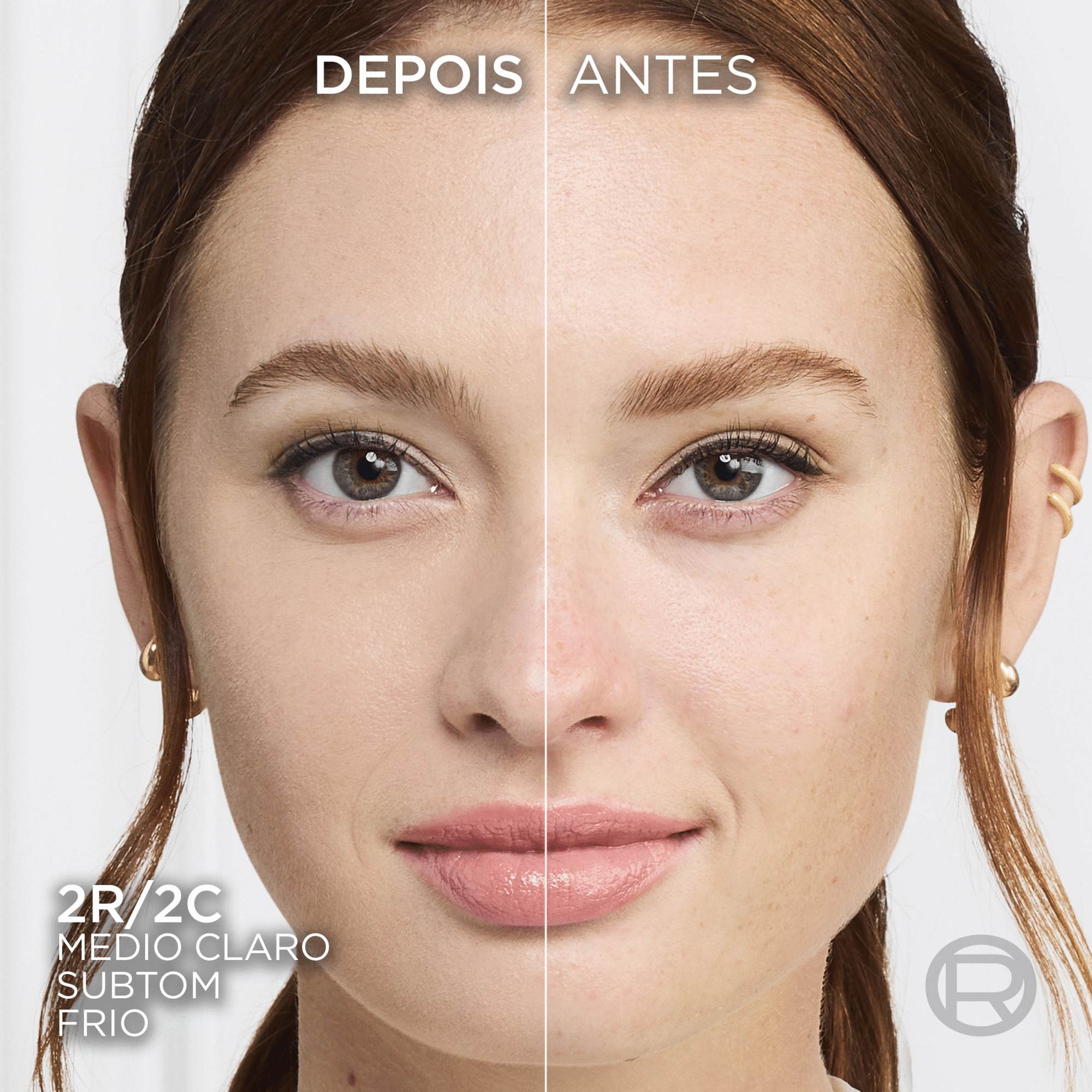 Base de Rosto Accord Parfait 2.R/2.C L'Or&eacute;al Paris