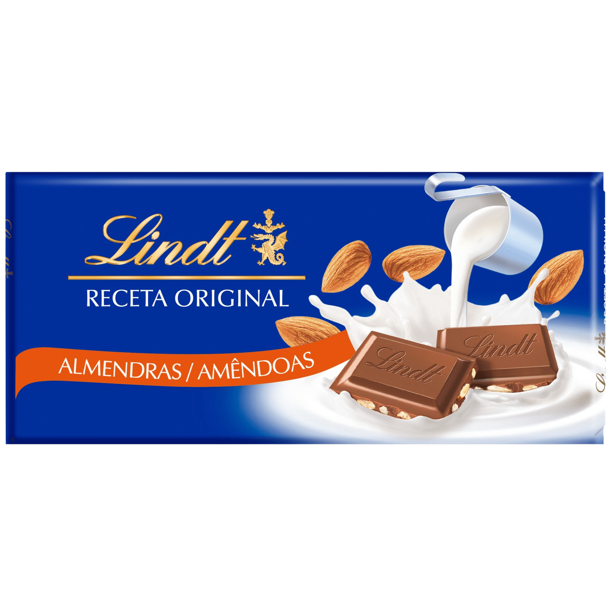 Tablete de Chocolate de Leite Receta Original com Amêndoas