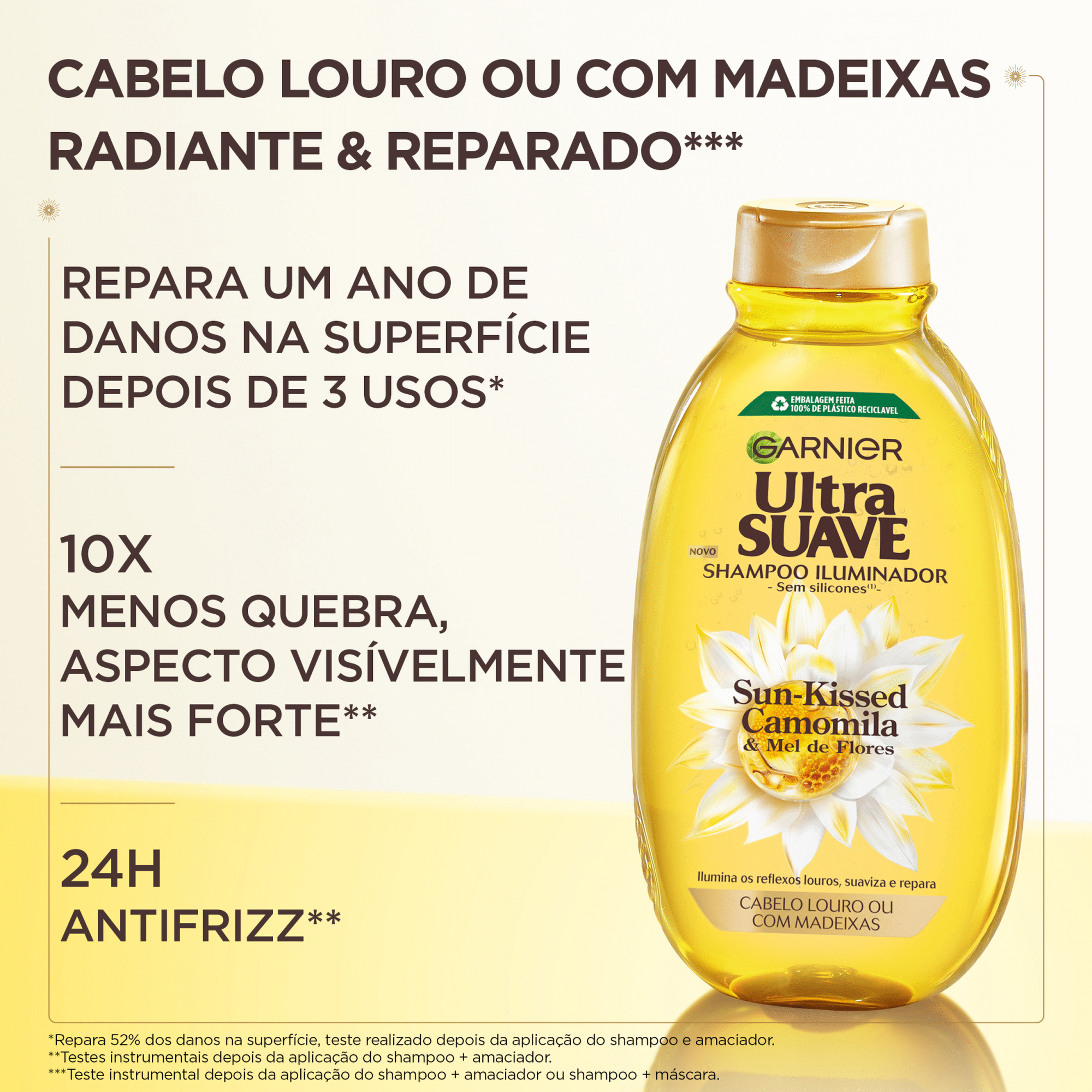 Champ&ocirc; Camomila Garnier Ultra Suave