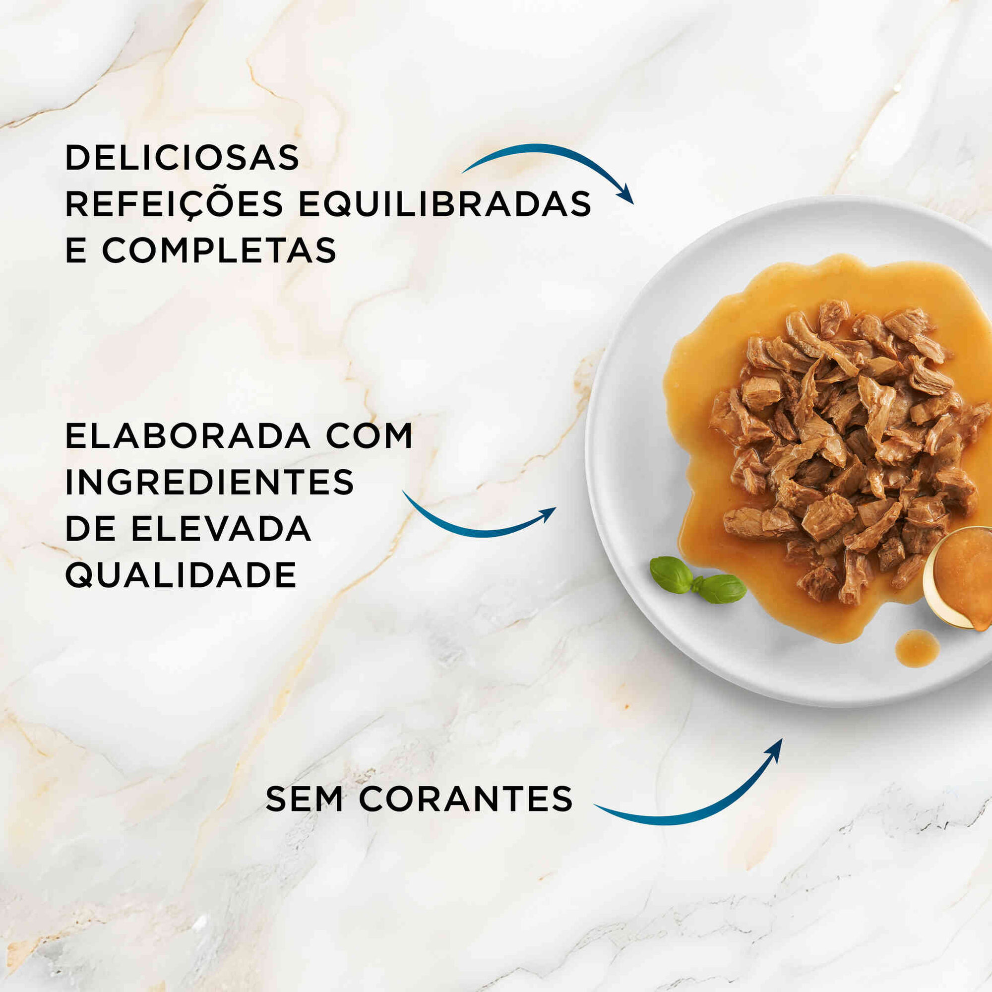 Comida H&uacute;mida para Gato Adulto Saquetas Purina Gourmet Perle