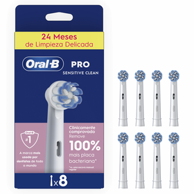 Recarga Escova de Dentes El&eacute;trica Pro Sensitive Clean Oral-B