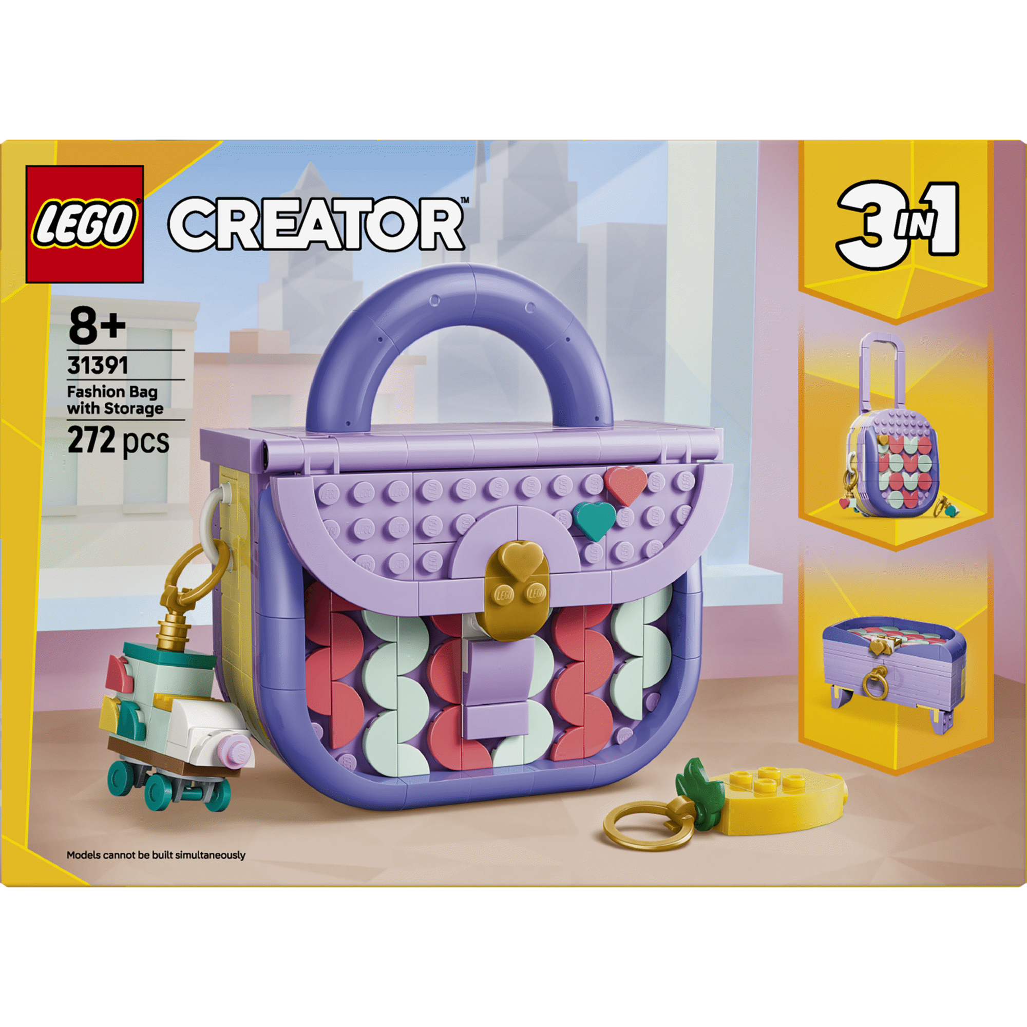 LEGO Creator - Mala de Moda e Arte com Arruma&ccedil;&atilde;o - 31391