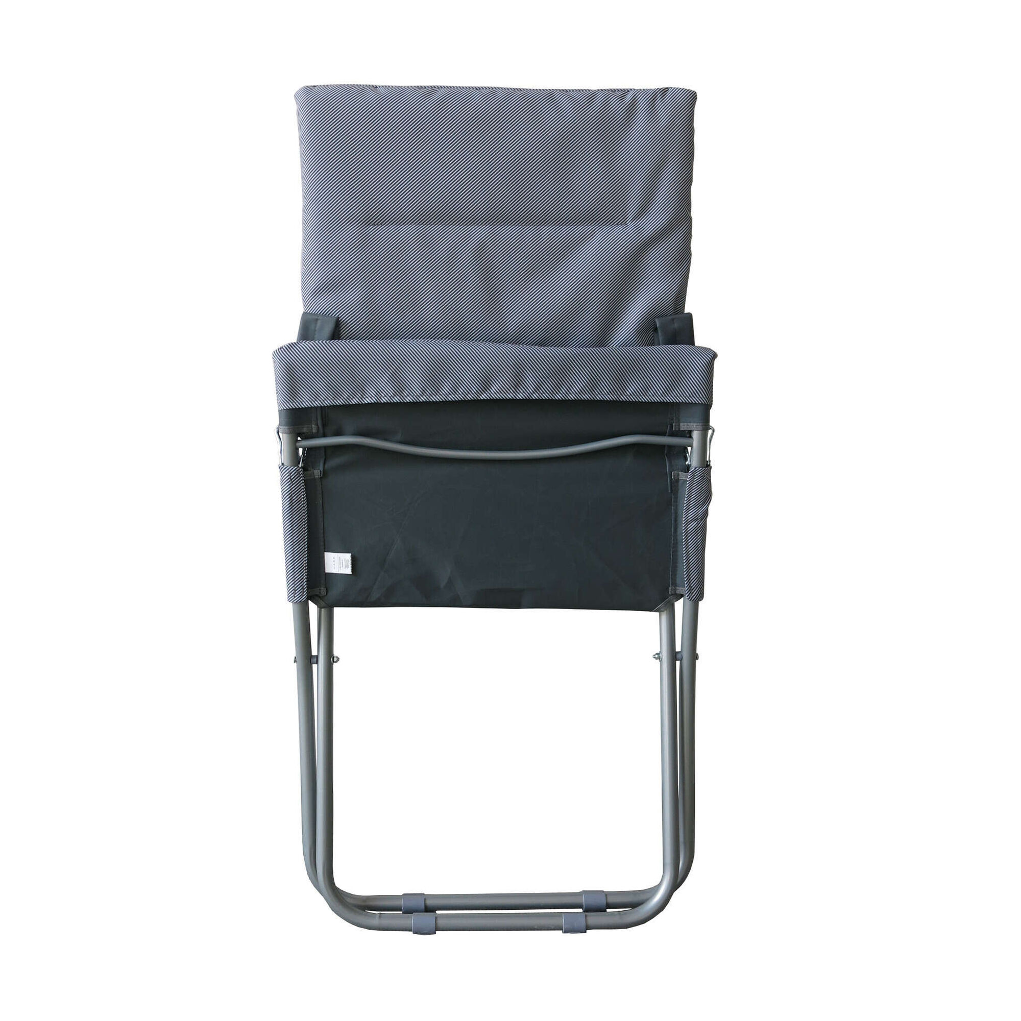 Cadeira Acolchoada Cinza Habana Kasa