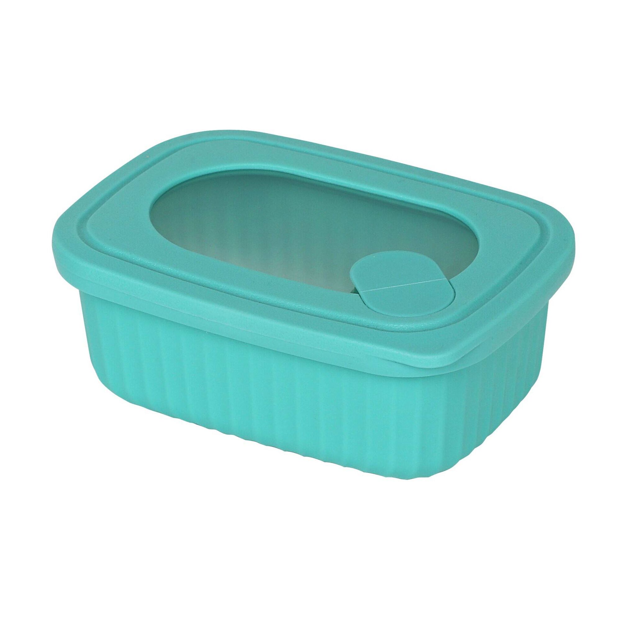 Caixa Herm&eacute;tica 0,38L Verde Design Kasa