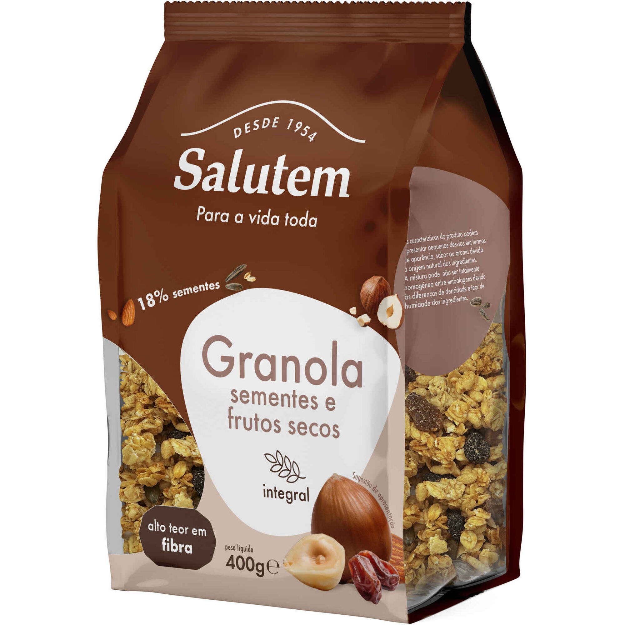Granola Integral Sementes e Frutos Secos