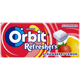 Pastilhas Refresher's Sabor Morango e Lim&atilde;o Orbit