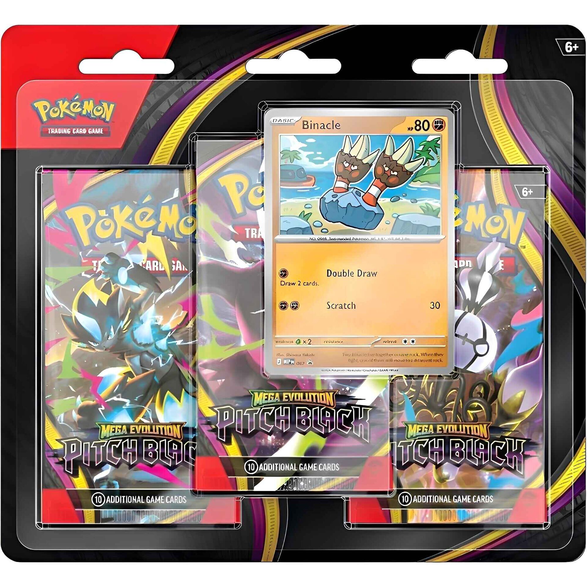Pok&eacute;mon - Cartas TCG - Pitch Black Pack 3 Blisters