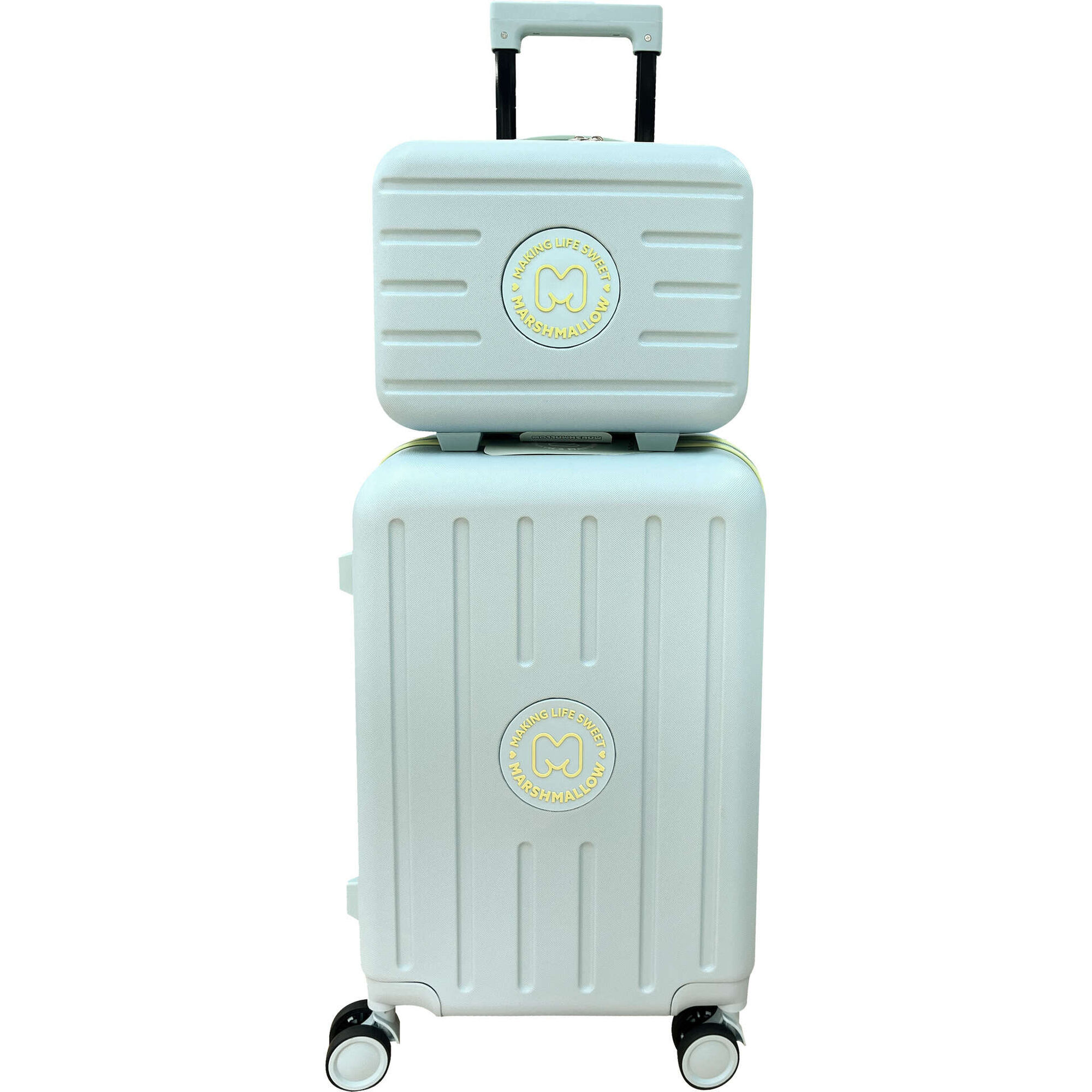 Mala de Cabine 4 Rodas Verde Marshmallow