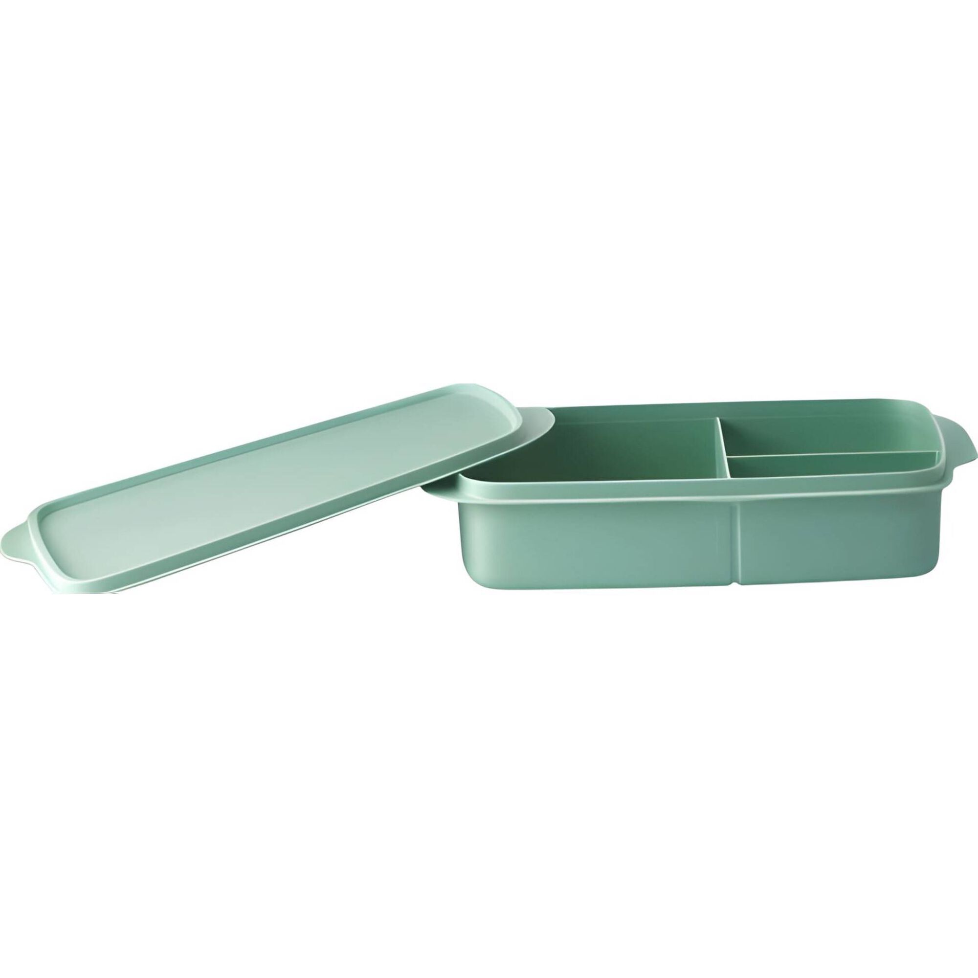 Lunch Box com Compartimentos Retangular Verde Tupperware