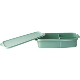 Lunch Box com Compartimentos Retangular Verde Tupperware