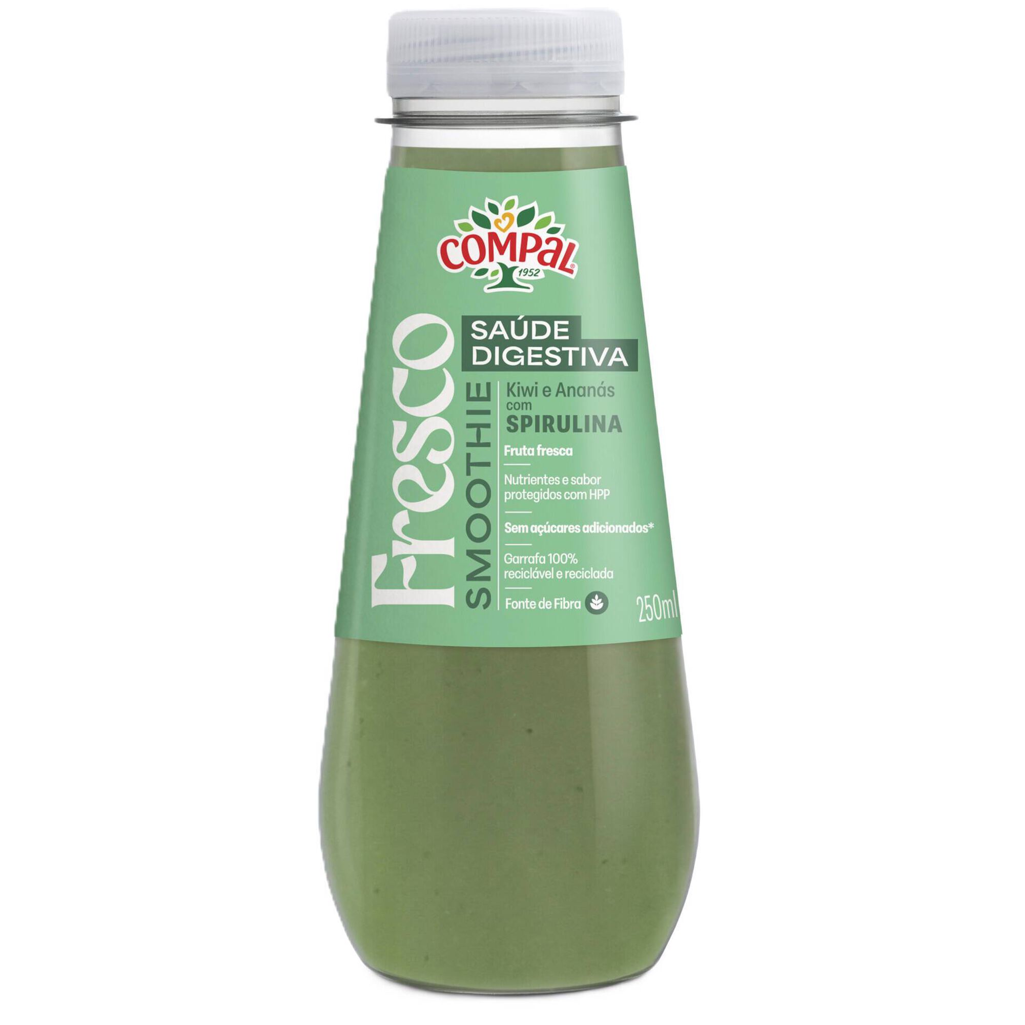 Sumo Smoothie Sa&uacute;de Digestiva Kiwi e Anan&aacute;s com Spirulina Compal