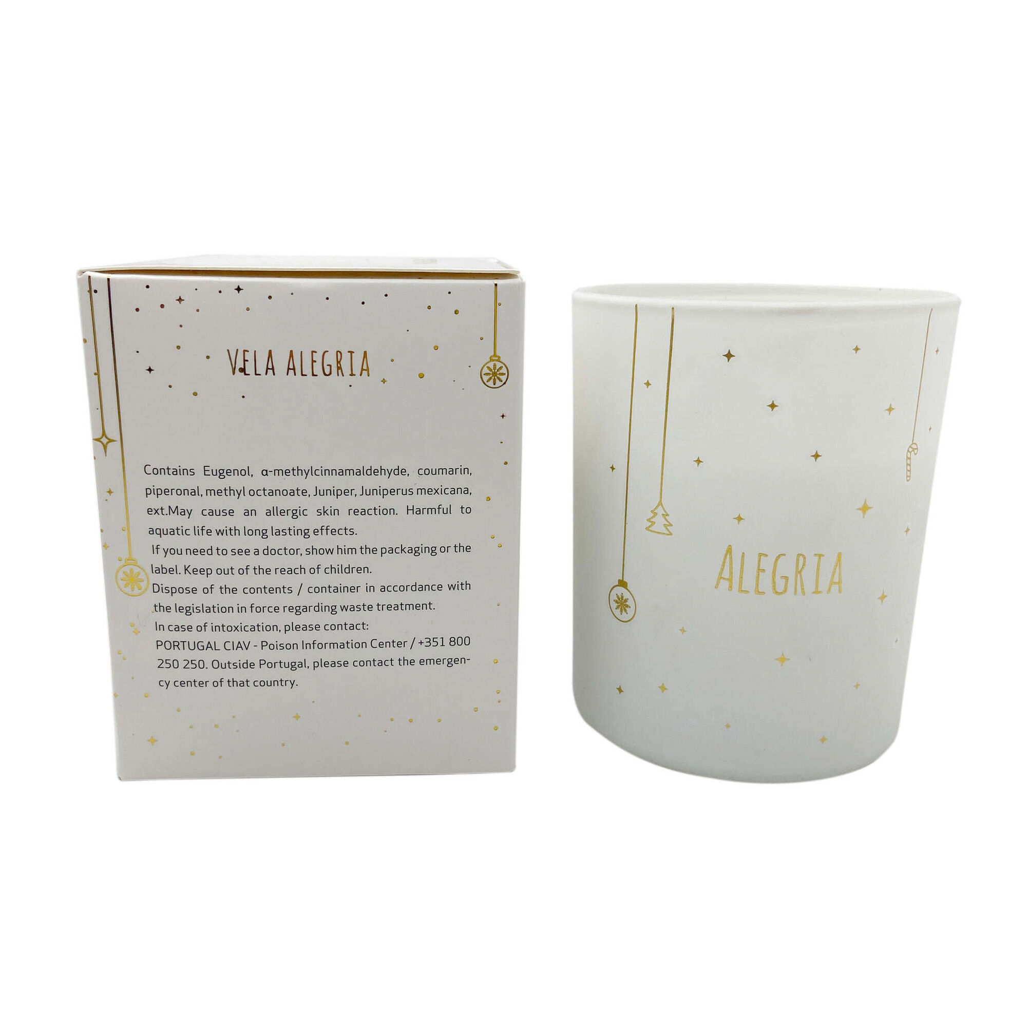 Vela em Copo 165g Branca Alegria