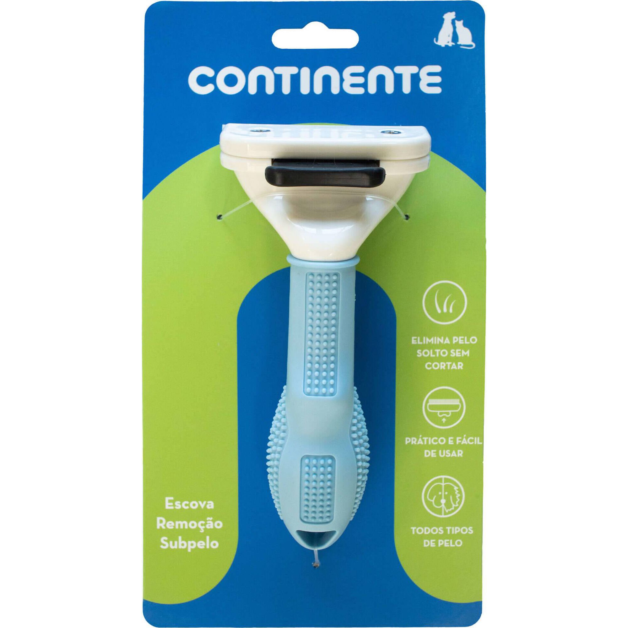 Escova para C&atilde;o e Gato para Remo&ccedil;&atilde;o de Subpelo