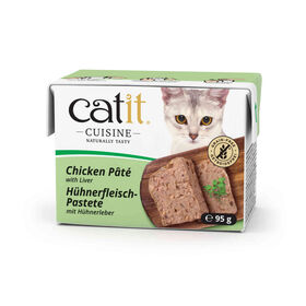 Comida H&uacute;mida para Gato Pate Frango e F&iacute;gado Catit