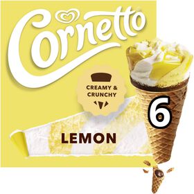Gelado Cone Lim&atilde;o Cornetto